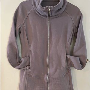 Lululemon zippered jacket. Thick, warm material. Dusty lavender color